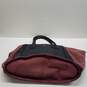Pour La Victoire Croc Embossed Shoulder Bag Black Red image number 4