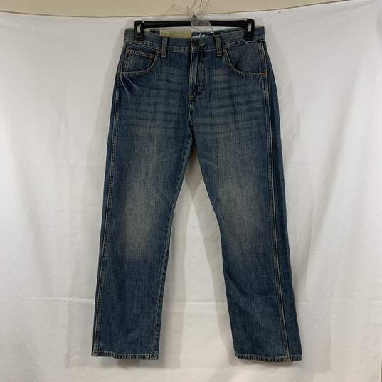 Men's Medium Wash Wrangler Retro Slim Straight Jeans, Sz. 31x30 image number 1