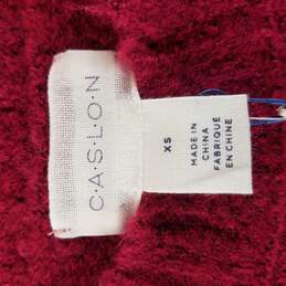 CASLON Women Burgundy Sweater XS NWT alternative image