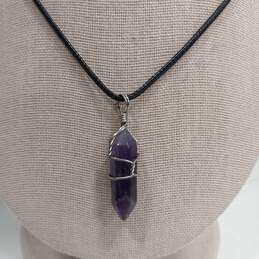 Purple Beaded Jewelry Bundle alternative image
