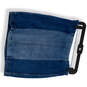 Womens Blue Denim Stretch Back Zip Flat Front Classic Mini Skirt Size 12 image number 1