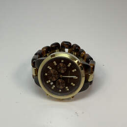 Designer Michael Kors MK-5609 Gold-Tone Round Dial Analog Wristwatch alternative image
