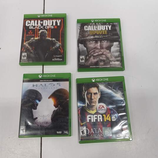 Bundle of 4 Assorted Microsoft Xbox One Video Games image number 1