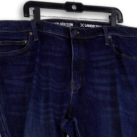 Mens Blue Blake Shelton Denim Medium Wash Pockets Straight Leg Jeans Sz 48 image number 3