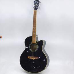 Ibanez Brand AEL10-BK-14-01 Model Black Acoustic Electric Guitar
