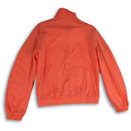 NWT Womens Pink Mock Neck Long Sleeve Full-Zip Track Jacket Size Small alternative image