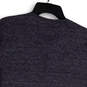 Mens Blue Heather Linen Blend Short Sleeve Vintage Henley Neck T-Shirt Sz M image number 4