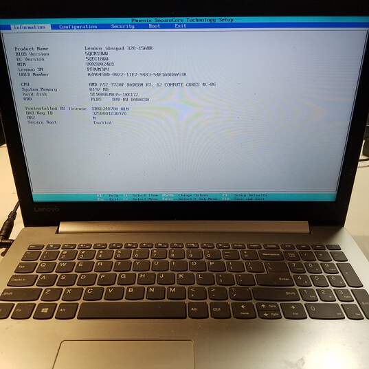 Lenovo IdeaPad 320-15ABR 80XS 15.6 inch notebook, AMD A12-9720P (2.7GHz), 8GB RAM, 1.0TB HDD, Windows 10 image number 3