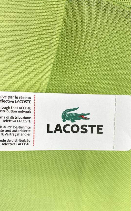 Lacoste Men Green Polo Shirt XL image number 5