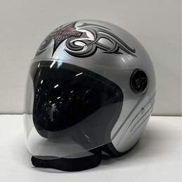 Harley Davidson Motorcycle Helmet Gray Helmet