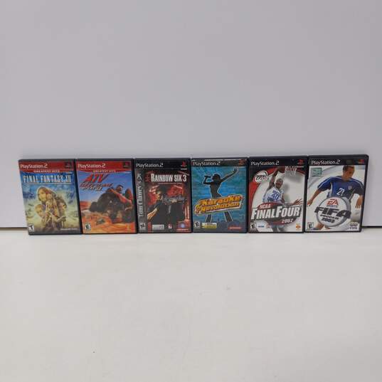 Bundle of 6 Assorted PlayStation 2 Video Games image number 1