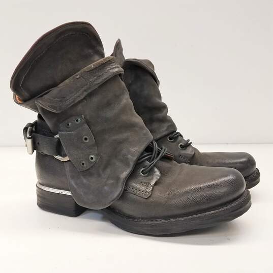 A.S. 98 Simon Leather Fold Boots Smoke 5.5 image number 1
