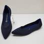Rothy's The Point Women’s Navy Blue Knit Slip-on Loafers Pointed Toe Size 9.5 image number 1