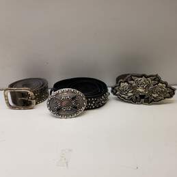 Ornate Belts Set of 3