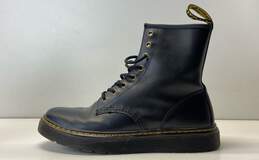 Dr. Martens Zavala Black Leather Combat Boots Unisex Adults Size 9M/10L alternative image