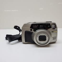 Pentax Espio 200 Zoom Point & Shoot 35mm Film Camera 48mm-200mm Untested