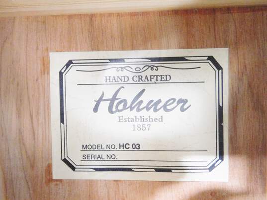 Hohner HC 03 Acoustic Guitar w/ Chipboard Case image number 2