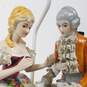 Lamp Vintage Porcelain Figural Courting Couple  Table Lamp image number 6