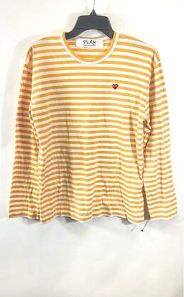 PLAY Comme Des Garcons Yellow Long Sleeve - Size Large