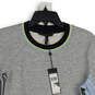 NWT Womens Gray Long Sleeve Crew Neck Pullover Sweatshirt Size XXS image number 3
