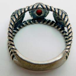 Carolyn Pollack Relios 925 Southwestern Turquoise Coral Lapis Cabochons Ring alternative image