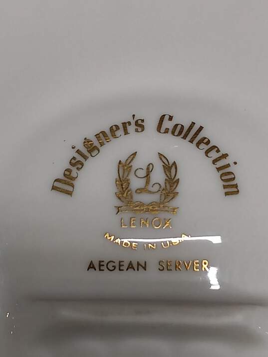 Lenox Designer's Collection Aegean Server Chip & Dip Bowl image number 4