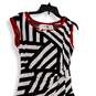 NWT Womens Multicolor Geometric Sleeveless Round Neck A-Line Dress Size XL image number 3