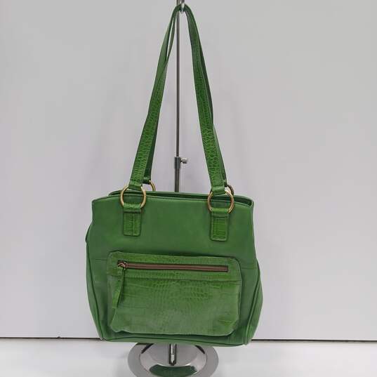 Giani Bernini Green Leather Handbag image number 2