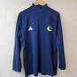 Adidas NHL Canucks 1/4 Zip LS Pullover Women's XL image number 1
