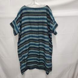 Eileen Fisher WM's 100% Organic Linen Stripe Blouse Dress Size 3X alternative image