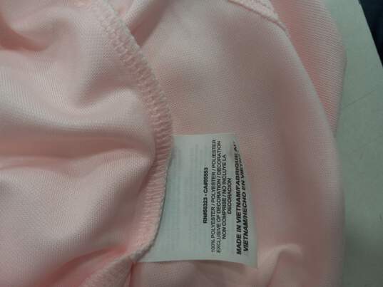 Women's Embellished Pink Golf Shirt Sz L image number 4