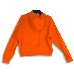 NWT Womens Orange Swoosh Logo Just Do It Pullover Hoodie Size Medium alternative image