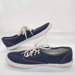 Keds Women's Lace Up Sneaker Shoes Size 8.5-Navy Blue