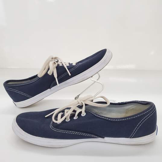 Keds Women's Lace Up Sneaker Shoes Size 8.5-Navy Blue image number 1