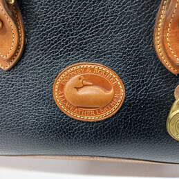 Dooney & Bourke Black/Brown All Weather Leather Tote Handbag alternative image
