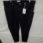 Wm Good American Good Legs Crop Black Jeans Stretch High Rise Sz 24 image number 1