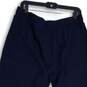 Talbots Womens Navy Blue Elastic Waist Flat Front Pull-On Track Pants Size 1X image number 4