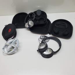 x3 VTG. Mixed Lot Portable Headphones Bose + Beats By Dr. Dre Untested P/R