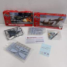Bundle of 2 Airfix Fighter Plane Opened Model Kits