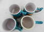 Set Of 4 Ikaros Pottery Cup/Mug Hand Made in Rhodes, Greece Hand Made & Painted N-8 image number 3