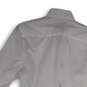 NWT Mens White Long Sleeve Slim Fit Collared Button-Up Shirt 14.5 32/33 image number 4