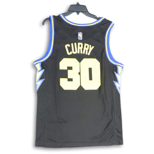 NWT Mens Black Golden State Warriors Stephen Curry #30 NBA Jersey Size 48 image number 2