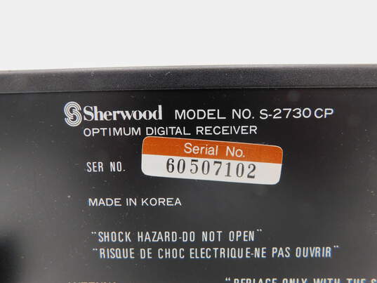 Sherwood S-2730CP Optimum Digital Receiver image number 8