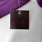 Anne Klein Collection Women's Plum Long Sleeve Dress Belted Size Small NWT image number 5