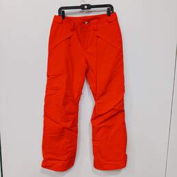 The North Face Women's Orange Snow Pants Size M