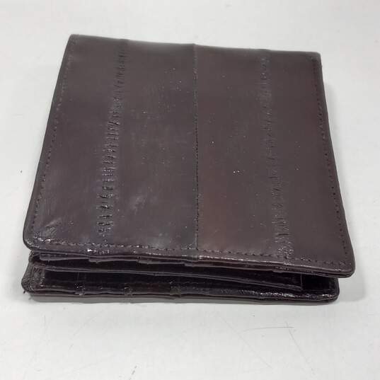 Len Sands of Hawaii Genuine Eelskin Bi-Fold Wallet image number 4