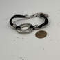 NWT Designer Brighton Silver-Tone JF7770 Interlok Weave Cord Charm Bracelet image number 3