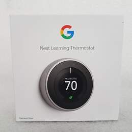 Nest Learning Thermostat Stainless Steel-For Parts