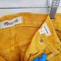 Wm Madewell Yellow Denim The Mom Jeans Sz 26 image number 3