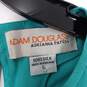 Women’s Vintage Adam Douglass 100% Silk ¾ Sleeve Blouse Sz L image number 3
